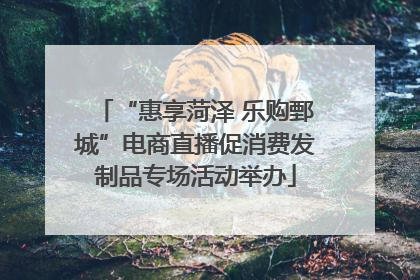 “惠享菏泽 乐购鄄城”电商直播促消费发制品专场活动举办
