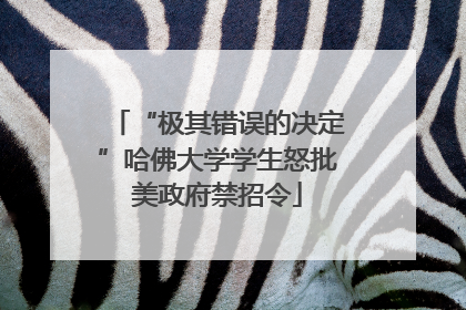 “极其错误的决定”哈佛大学学生怒批美政府禁招令