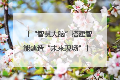 “智慧大脑”搭建智能建造“未来现场”