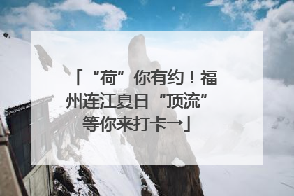 “荷”你有约！福州连江夏日“顶流”等你来打卡→