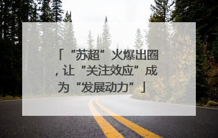 “苏超”火爆出圈，让“关注效应”成为“发展动力”
