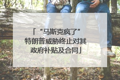 “马斯克疯了” 特朗普威胁终止对其政府补贴及合同