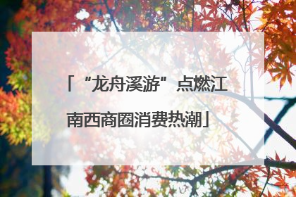“龙舟溪游”点燃江南西商圈消费热潮