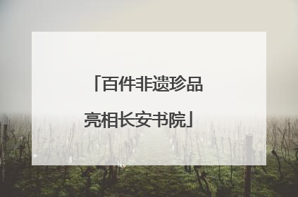 百件非遗珍品亮相长安书院