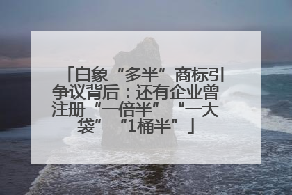 白象“多半”商标引争议背后：还有企业曾注册“一倍半”“一大袋”“1桶半”