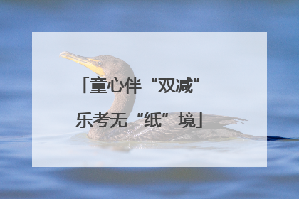 童心伴“双减” 乐考无“纸”境