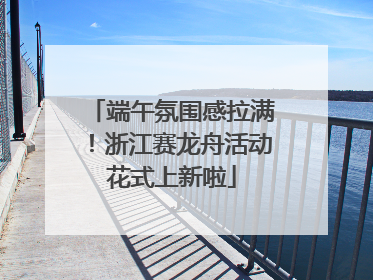 端午氛围感拉满！浙江赛龙舟活动花式上新啦
