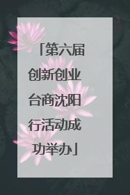 第六届创新创业台商沈阳行活动成功举办