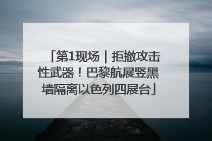 第1现场｜拒撤攻击性武器！巴黎航展竖黑墙隔离以色列四展台