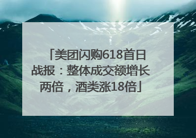 美团闪购618首日战报：整体成交额增长两倍，酒类涨18倍