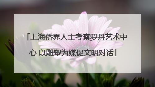 上海侨界人士考察罗丹艺术中心 以雕塑为媒促文明对话