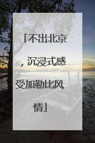 不出北京，沉浸式感受加勒比风情