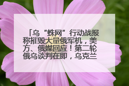 乌“蛛网”行动战报称摧毁大量俄军机，美方、俄媒回应！第二轮俄乌谈判在即，乌克兰提出三大诉求