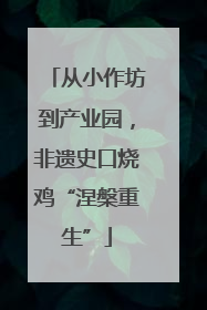 从小作坊到产业园，非遗史口烧鸡“涅槃重生”