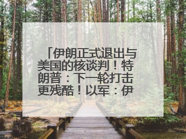 伊朗正式退出与美国的核谈判！特朗普：下一轮打击更残酷！以军：伊朗革命卫队空军高层指挥系统已被击垮
