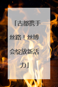 古都携手丝路！丝博会绽放新活力