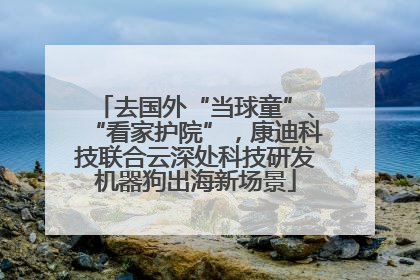去国外“当球童”、“看家护院”，康迪科技联合云深处科技研发机器狗出海新场景
