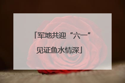 军地共迎“六一” 见证鱼水情深