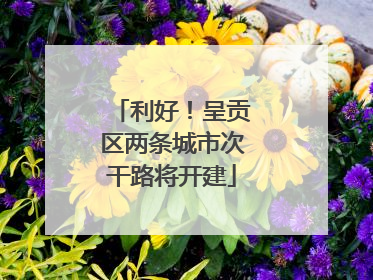 利好！呈贡区两条城市次干路将开建