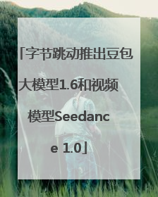 字节跳动推出豆包大模型1.6和视频模型Seedance 1.0