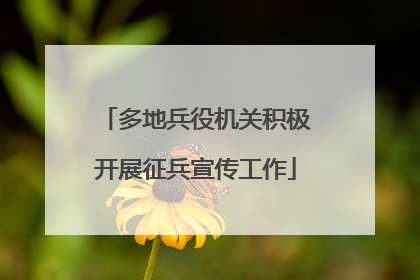 多地兵役机关积极开展征兵宣传工作