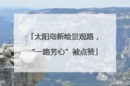 太阳岛新绘景观路，“一路芳心”被点赞