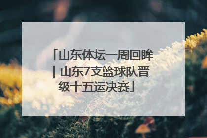 山东体坛一周回眸｜山东7支篮球队晋级十五运决赛