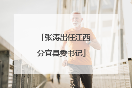 张涛出任江西分宜县委书记