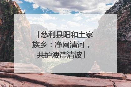 慈利县阳和土家族乡：净网清河，共护溇澧清波