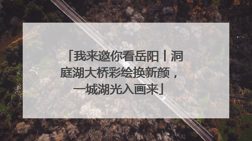 我来邀你看岳阳丨洞庭湖大桥彩绘换新颜，一城湖光入画来