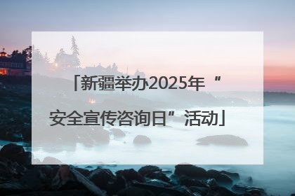 新疆举办2025年“安全宣传咨询日”活动