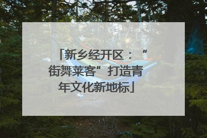 新乡经开区：“街舞莱客”打造青年文化新地标