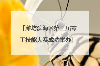 潍坊滨海区第三届零工技能大赛成功举办