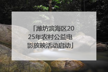 潍坊滨海区2025年农村公益电影放映活动启动
