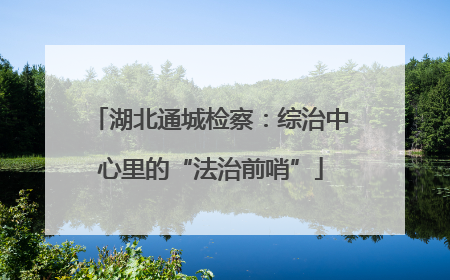 湖北通城检察：综治中心里的“法治前哨”