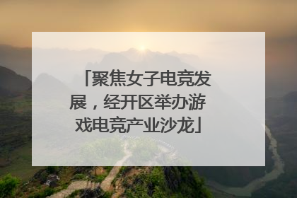 聚焦女子电竞发展，经开区举办游戏电竞产业沙龙
