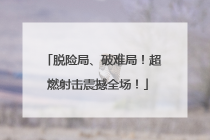 脱险局、破难局！超燃射击震撼全场！