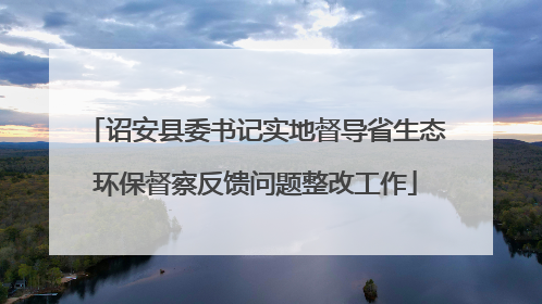 诏安县委书记实地督导省生态环保督察反馈问题整改工作