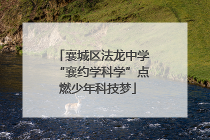 襄城区法龙中学“襄约学科学”点燃少年科技梦