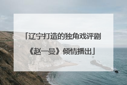 辽宁打造的独角戏评剧《赵一曼》倾情播出