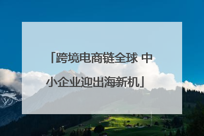 跨境电商链全球 中小企业迎出海新机