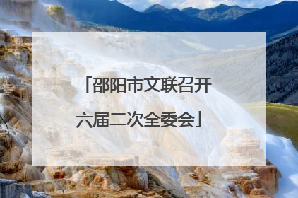 邵阳市文联召开六届二次全委会