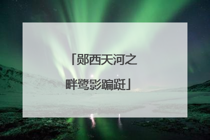 郧西天河之畔鹭影蹁跹