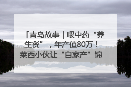 青岛故事｜喂中药“养生餐”，年产值80万！莱西小伙让“自家产”锦鲤“游”向全国
