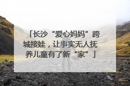长沙“爱心妈妈”跨城接娃，让事实无人抚养儿童有了新“家”