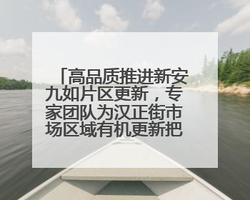 高品质推进新安九如片区更新，专家团队为汉正街市场区域有机更新把脉问诊