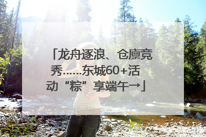 龙舟逐浪、仓廪竞秀……东城60+活动“粽”享端午→