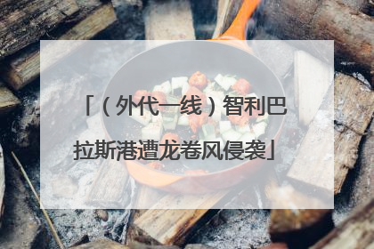 （外代一线）智利巴拉斯港遭龙卷风侵袭