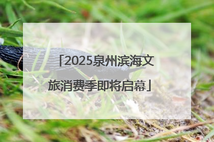 2025泉州滨海文旅消费季即将启幕