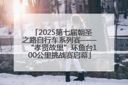 2025第七届朝圣之路自行车系列赛——“孝贤故里”环鱼台100公里挑战赛启幕